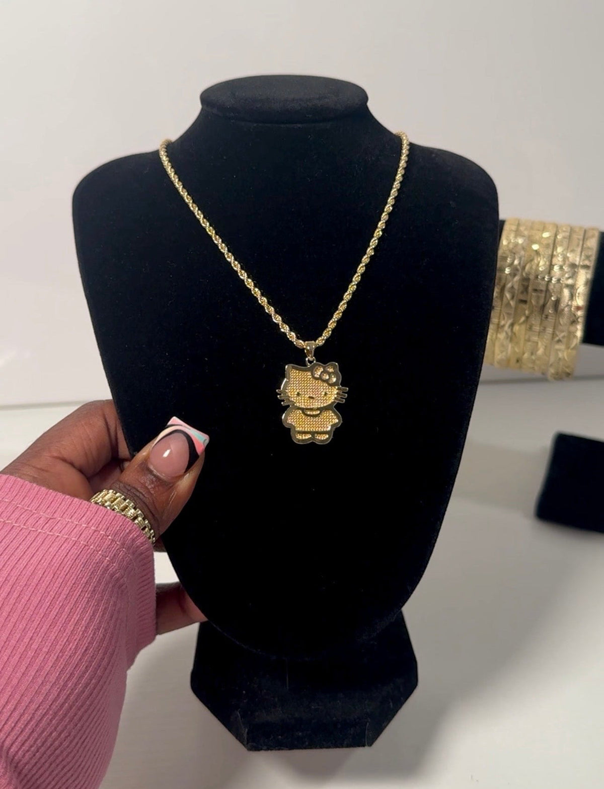 Pink Girl Necklace