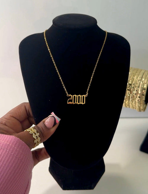 BIRTH YEAR NECKLACE