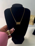 BIRTH YEAR NECKLACE