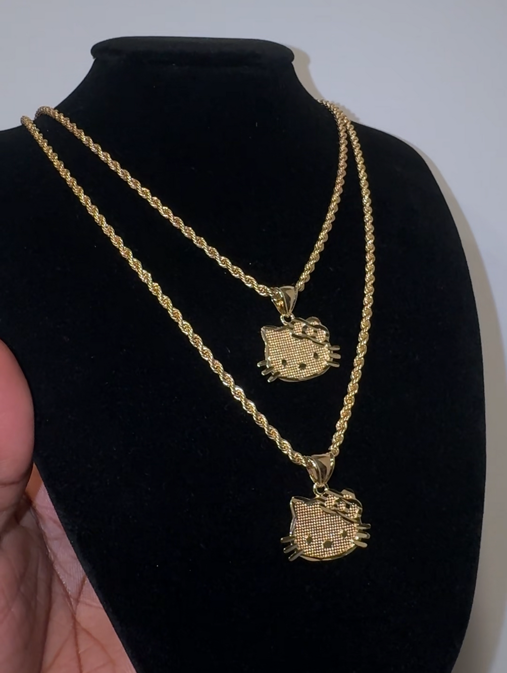 HK FACE NECKLACE
