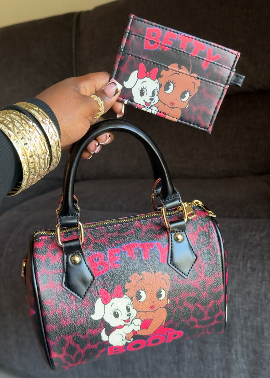 BETTY & PUDGY PILLOW BAG