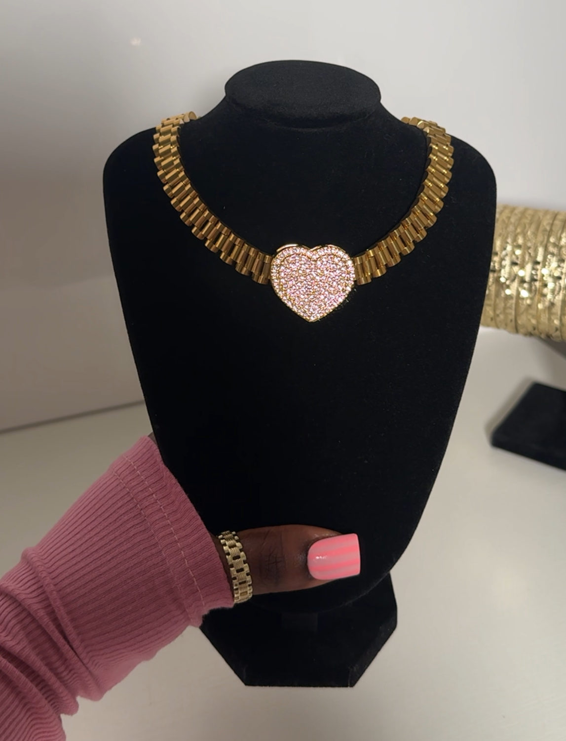 HEART ROLEX CHOCKER