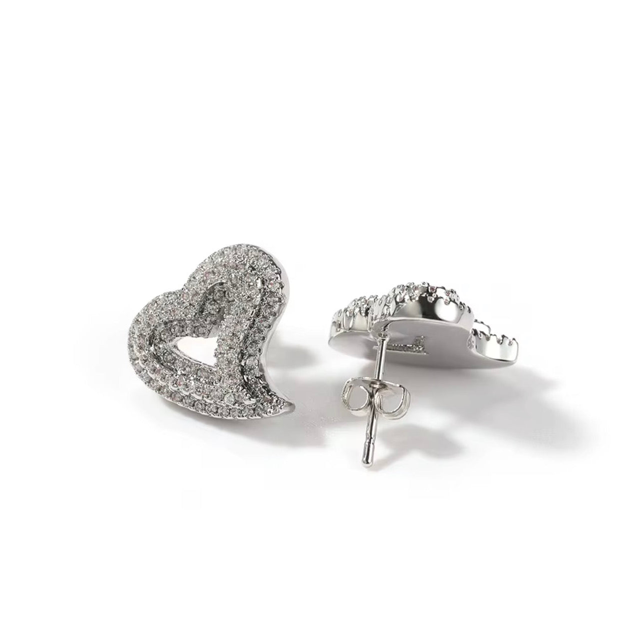 HEART ICE STUDS