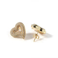 HEART ICE STUDS