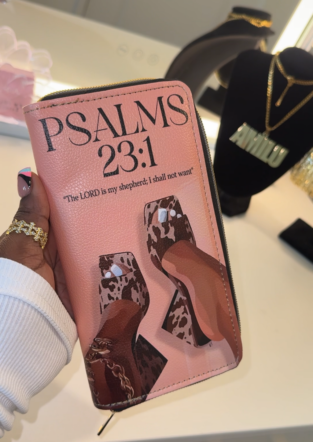 PSALMS 23:1 WALLET
