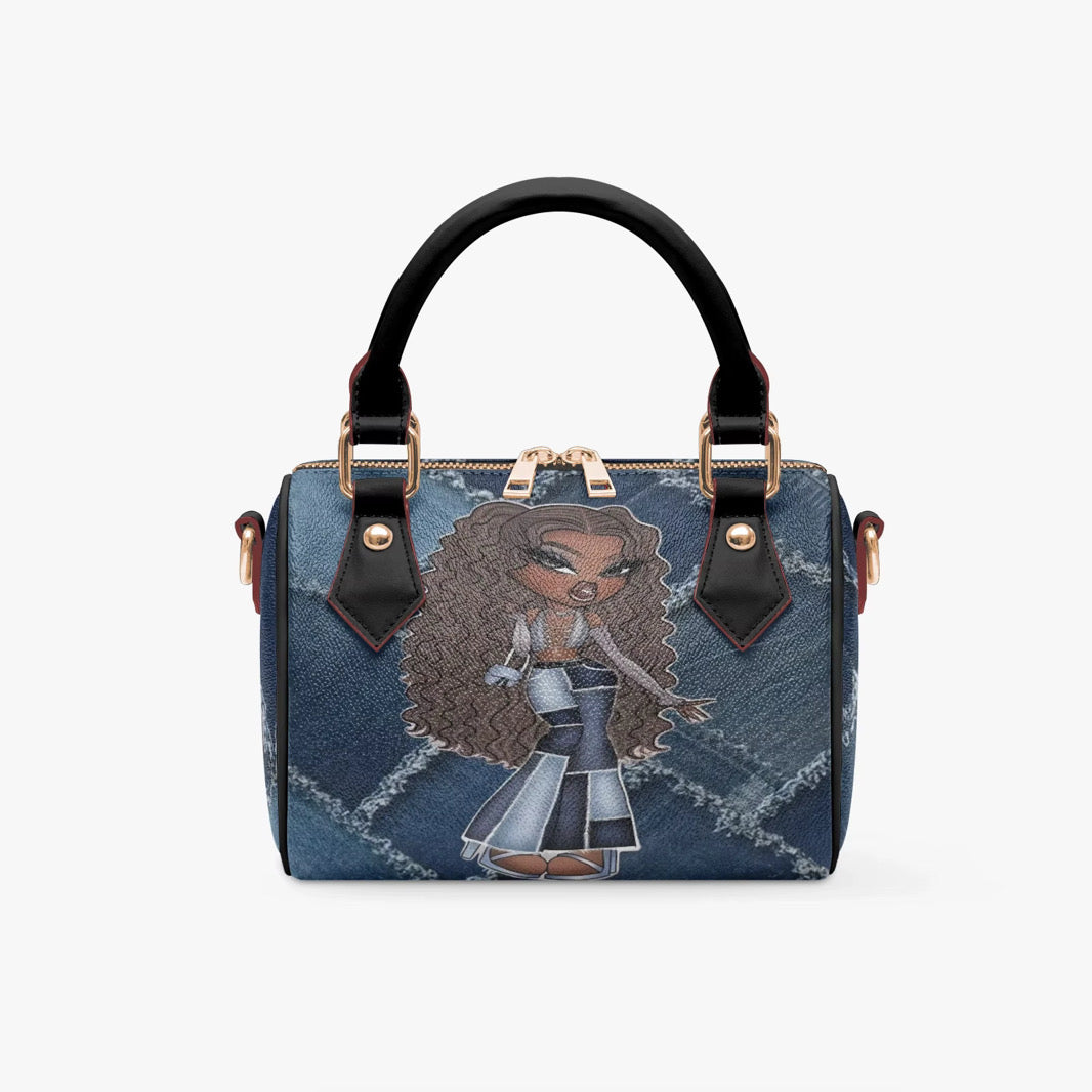 Sasha Denim Pillow Bag